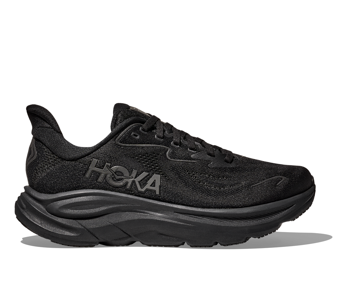 HOKA ONE ONE Clifton 10 ブラック 9D Hoka Women's Clifton 10 All Black (B or D Width) – Mass General
