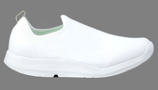 Oofos Men's OOMG Sport Low Shoe All White