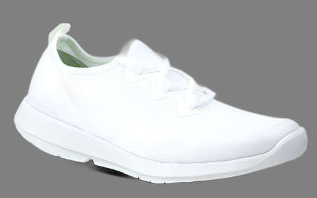Oofos Men's OOMG Sport LS Shoe All White (ONLY SIZE 9 AVAILABLE)