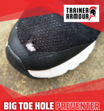 Trainer Armour Big Toe Hole Preventer (Black)