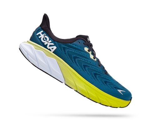 Hoka One One Men's Arahi 6 Blue Graphite/Blue Coral (2E Width) Only size 8.5 or 9 Available