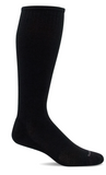 Women's Full Flattery (Wide Calf Fit) Compression Socks (15-20mmHG) Black by Sockwell