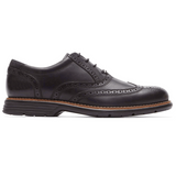 Rockport Men's Total Motion Fusion Black Wingtip Shoe (D or 2E Width)