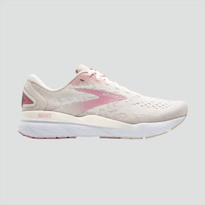 Brooks Women's Ghost 16 Running Shoe Coconut/Zephyr/White (B Width)