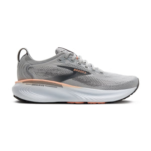 Brooks Women's Adrenaline GTS 25 Grey/Blackened Pearl/Coral (B or D Width) NEW HOLIDAY 2025 UPDATED STYLE