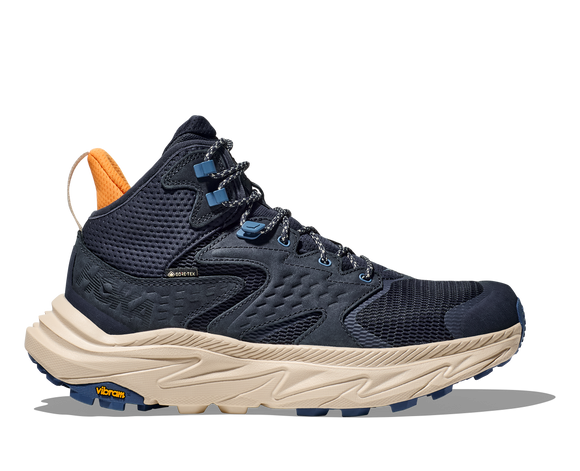 Hoka Men's Anacapa 2 Mid GTX Gore-Tex Waterproof Hiker Varsity Navy/Oat Milk ONLY SIZE 10 AVAILABLE
