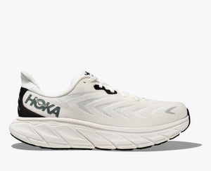 Hoka One One Men's Arahi 6 Blanc de Blanc/Steel Wool (D Width) NEW Fall 2023 Color
