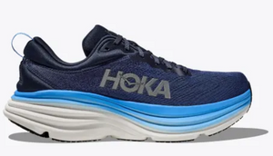 Hoka Men's Bondi 8 Outer Space/All Aboard (D or 2E Width) NEW 2023 Color