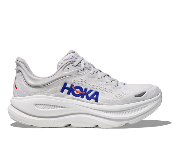 Hoka Men's Bondi 9 Cosmic Grey & Ultramarine (D or 2E Width) NEW SPRING 2025