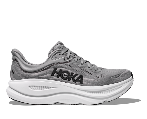 Hoka Men's Bondi 9 Galactic Grey & Stellar Grey (D, 2E or 4E Width) NEW SPRING 2025