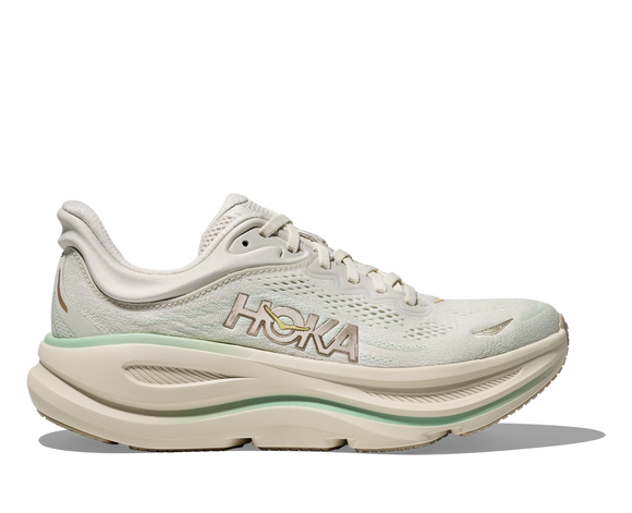 Hoka Women's Bondi 9 Truffle Salt/Sea Glass (B or D Width) NEW Fall 2025 Color