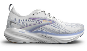Brooks Women's Glycerin 22 White/Blue Heron/Apricot (B Width) NEW Fall 2025 Color