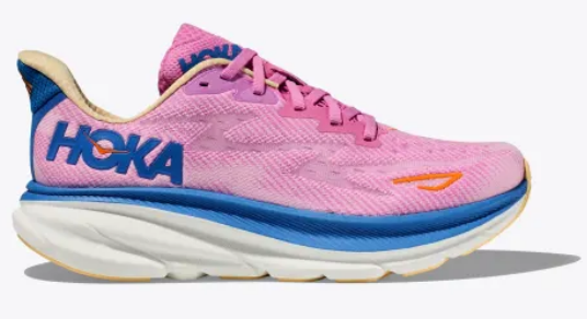 Hoka Women's Clifton 9 Cyclamen/Sweet Lilac (B Width) NEW 2023 Color
