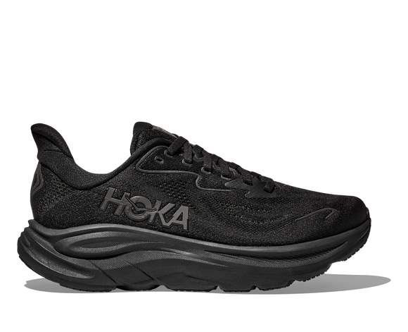 Hoka Men's Clifton 10 All Black (D or 2E Width) Up to Size 16 NEW 2025