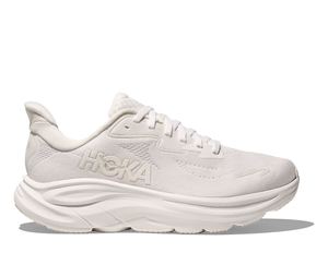 Hoka Women's Clifton 10 All White (B & D Width) NEW 2025