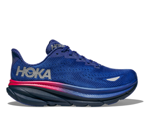 Hoka Women's Clifton 9 GTX Gore-Tex Waterproof Dazzling Blue/Evening Sky NEW SPRING 2024