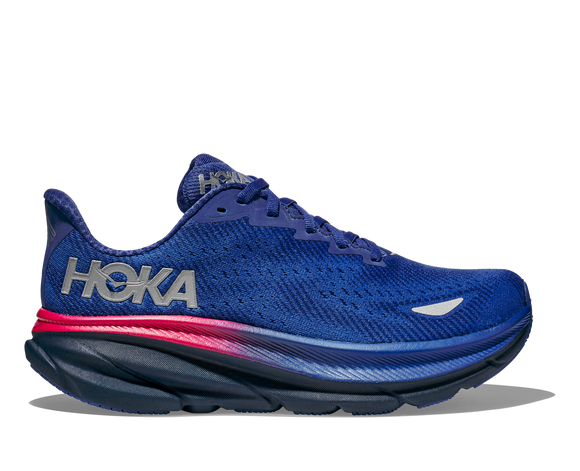 Hoka Women's Clifton 9 GTX Gore-Tex Waterproof Dazzling Blue/Evening Sky NEW SPRING 2024