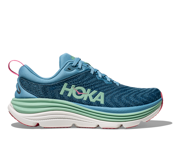Hoka  Women's Gaviota 5 Alpine Blue/Jadeite (B & D Width) New Fall 2025 Color