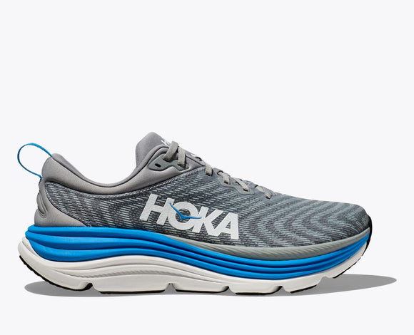 Hoka One One Men's Gaviota 5 Limestone/Diva Blue (D or 2E Width)