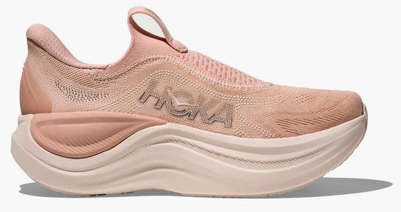 Hoka Women's Skyward Laceless Rose Latte/Rose Cream (B Width) NEW STYLE FALL 2025