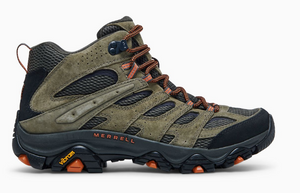 Merrell Men's Moab 3 Mid Olive Waterproof Hiker (D Width)