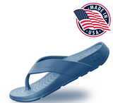Nuusol Women's Cascade Flip Flop Blue Horizon MADE IN THE USA
