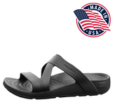 Nuusol Women's Hailey Slide Black MADE IN THE USA