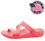 Nuusol Women's Hailey Slide Coral Sunrise MADE IN THE USA