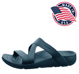 Nuusol Women's Hailey Slide Deep Lake MADE IN THE USA