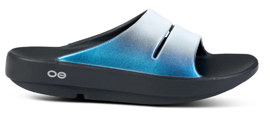 Oofos OOahh Luxe Slide Frost ONLY WOMEN'S SIZE 10 AVAILABLE