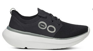 Oofos Men's OOMY Stride Shoe White & Black