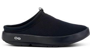 Oofos Men's OOcoozie Sport Mule Black