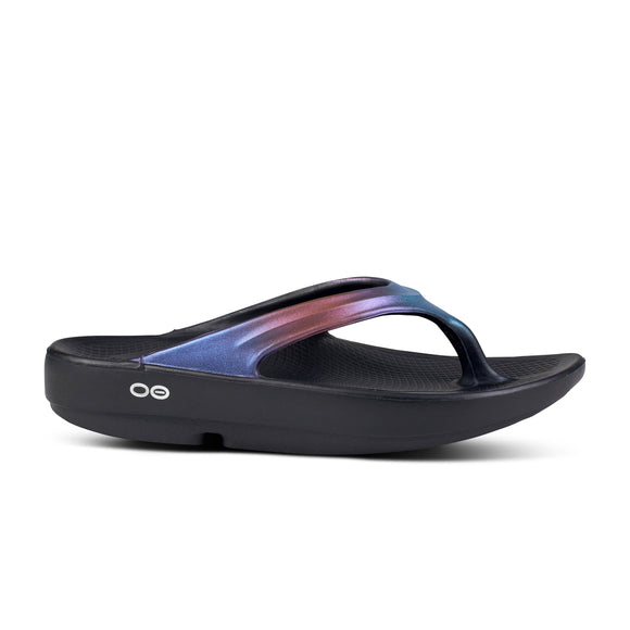Oofos Oolala Luxe Women's Flip Flop (Midnight Spectre) NEW 2024 COLOR
