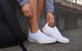 Oofos Women's OOMG Sport Low Shoe All White