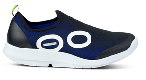 Oofos Men's OOMG Sport Low Shoe White/Navy