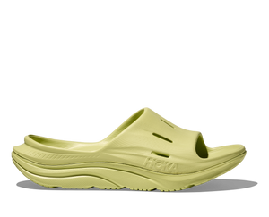Hoka All Gender Ora 3 Recovery Slide Honeydew