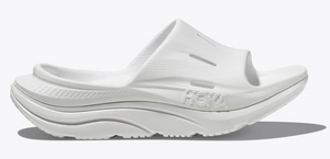 Hoka All Gender Ora Recovery Slide 3 All White/White