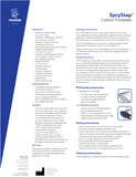 Sprystep Carbon Full Length Footplate Orthotic by Townsend Thuasne