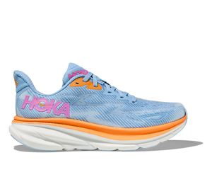 Hoka Women's Clifton 9 Airy Blue/Ice Water (B & D Width) NEW Spring 2023