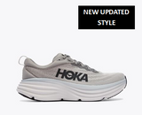 Hoka Men's Bondi 8 Sharkskin/Harbor Mist (D, 2E or 4E Width)