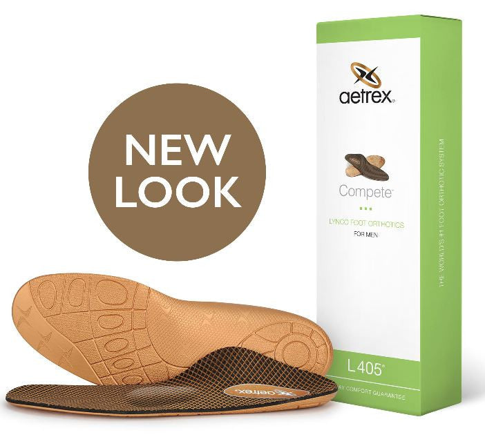 Aetrex Lynco Men's L405 Complete Med/High Arch Orthotic with