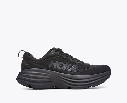 Hoka Men's Bondi 8 All Black (D, 2E or 4E Width)