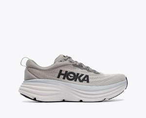 Hoka Men's Bondi 8 Sharkskin/Harbor Mist (D, 2E or 4E Width)