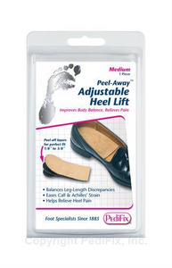Peel Away Adjustable Heel Lift by Pedifix