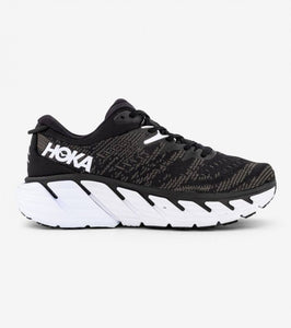 Hoka One One Men's Gaviota 4 Black/White (2E Width) (Only Wide in 8.5 and 12.5 Sizes)