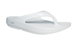 Oofos Oolala Women's Flip Flop (All White)