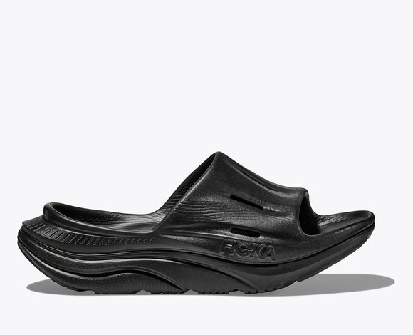 Hoka All Gender Ora Recovery Slide 3 All Black