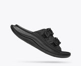 Hoka All Gender Ora Luxe Recovery Slide Adjustable All Black