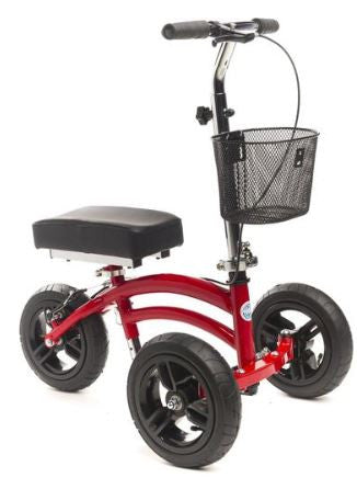 KneeRover Jr. Red All Terrain Knee Scooter