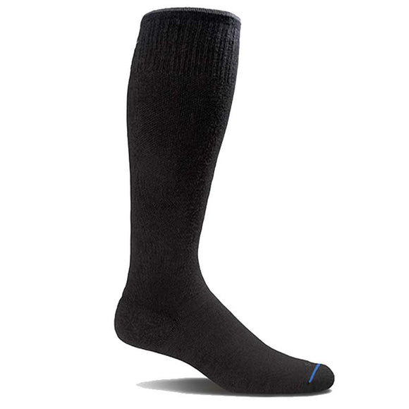 Men's Circulator Compression Socks (15-20mmHG) Size XXL Solid Black by Sockwell